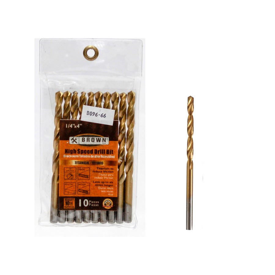 BROCA P/HIERRO 1/4 TITANIO ALTA VELOC. BR216