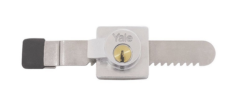 CERRADURA P/ PUERTA/VITRINA CORREDIZA VIDRIO YALE 10588