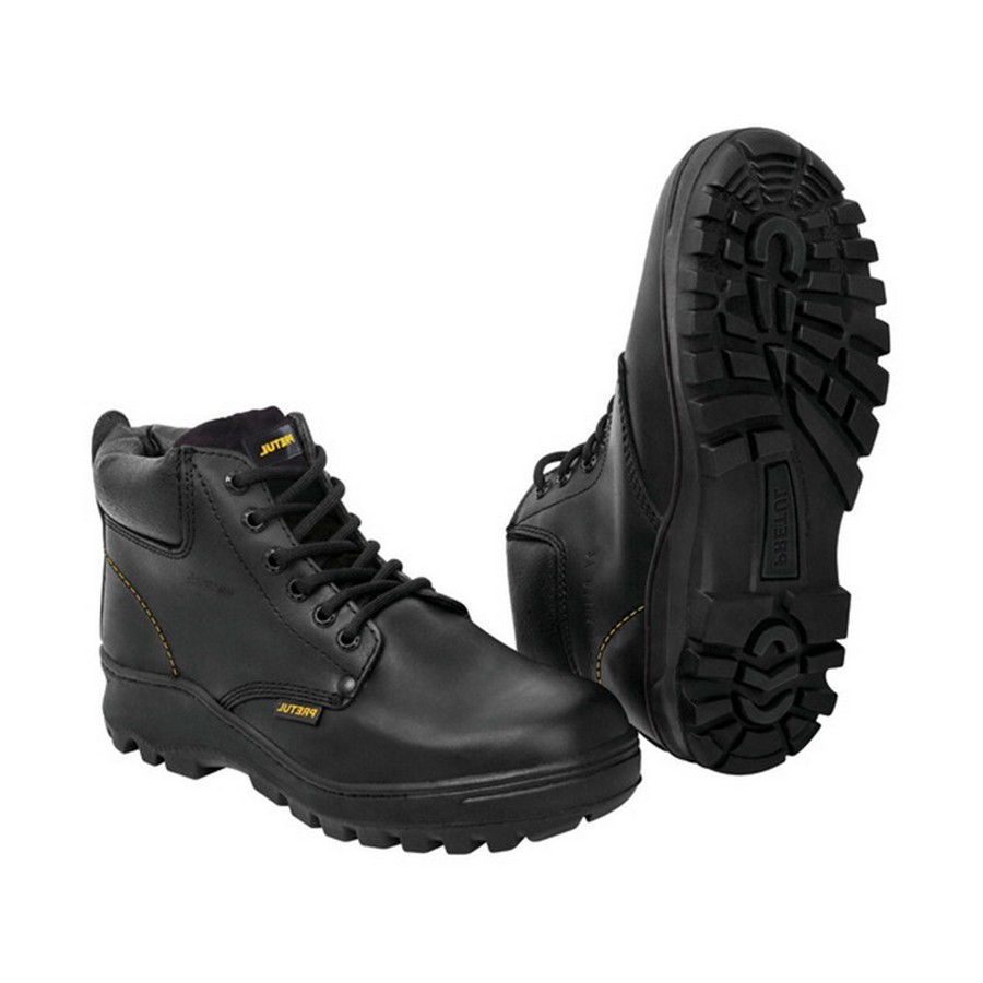 ZAPATO INDUSTRIAL ANTIDERRAP. CON CUBO ACERO 23 - N.5 TRUPER/PRETUL 26061 (PAR)
