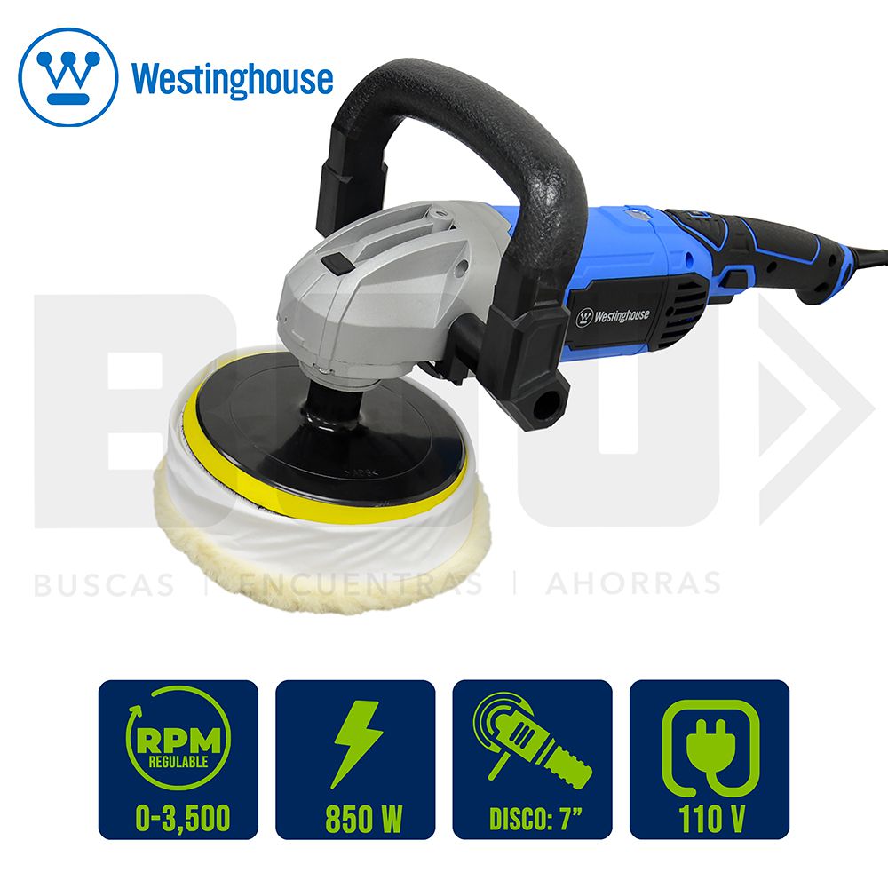 PULIDORA PARA AUTOS WH 1200W 7 PULG PT90110 (NC)