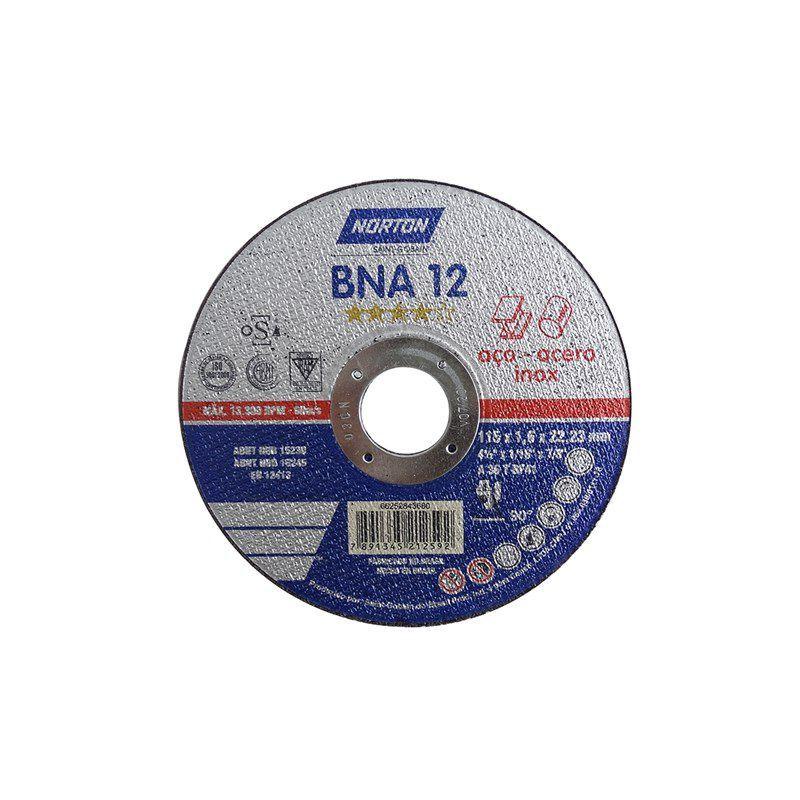 DISCO PARA METAL NORTON T41 4 1/2 X 1.6 MM BNA12