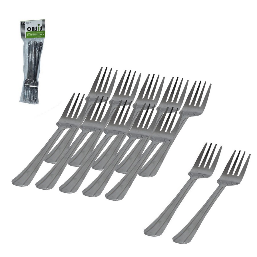 TENEDOR METAL NT-212-200 SET 12PCS