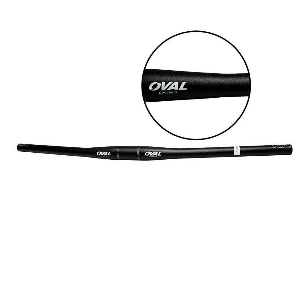 MANUBRIO MTB OVAL WHITE/COPPER 680X31.8 MM