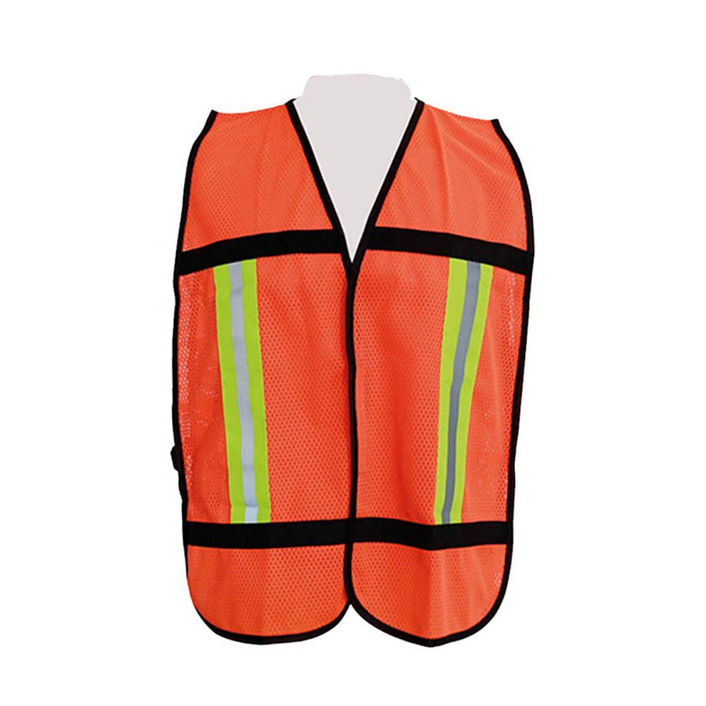 CHALECO DE SEGURIDAD NARANJA 2 BANDAS REFLEC. 13761