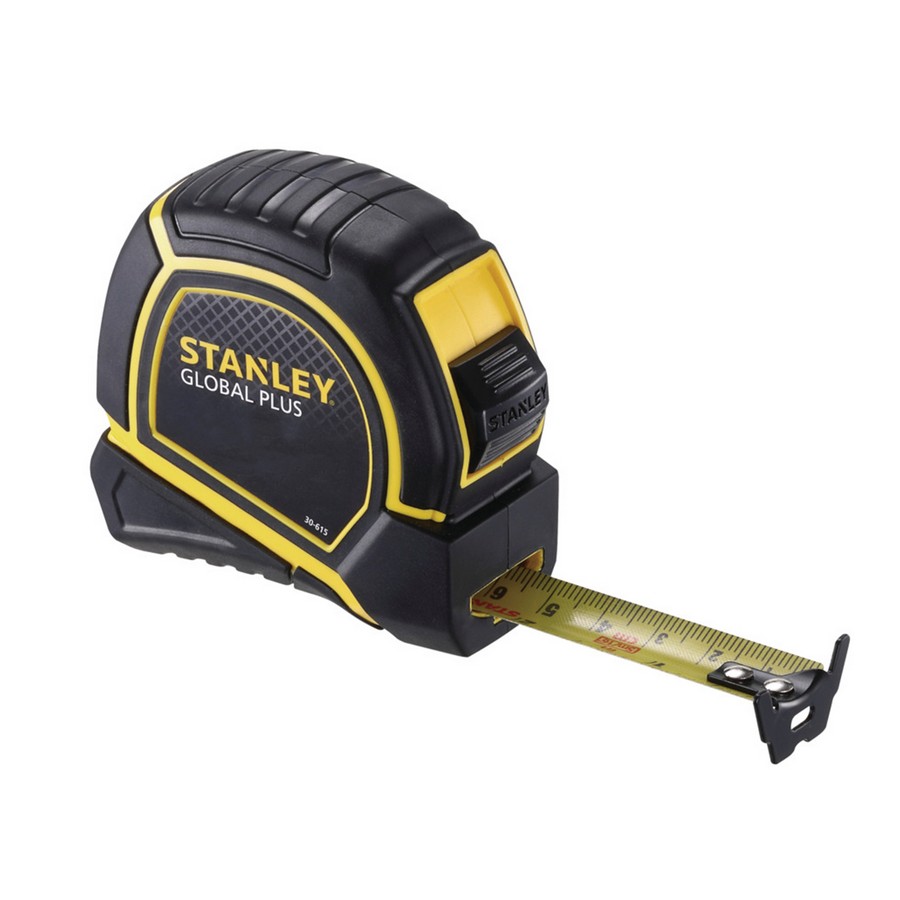 CINTA METRICA ERGONOMICA 3 MTS. GLOBAL PLUS STANLEY 30-710