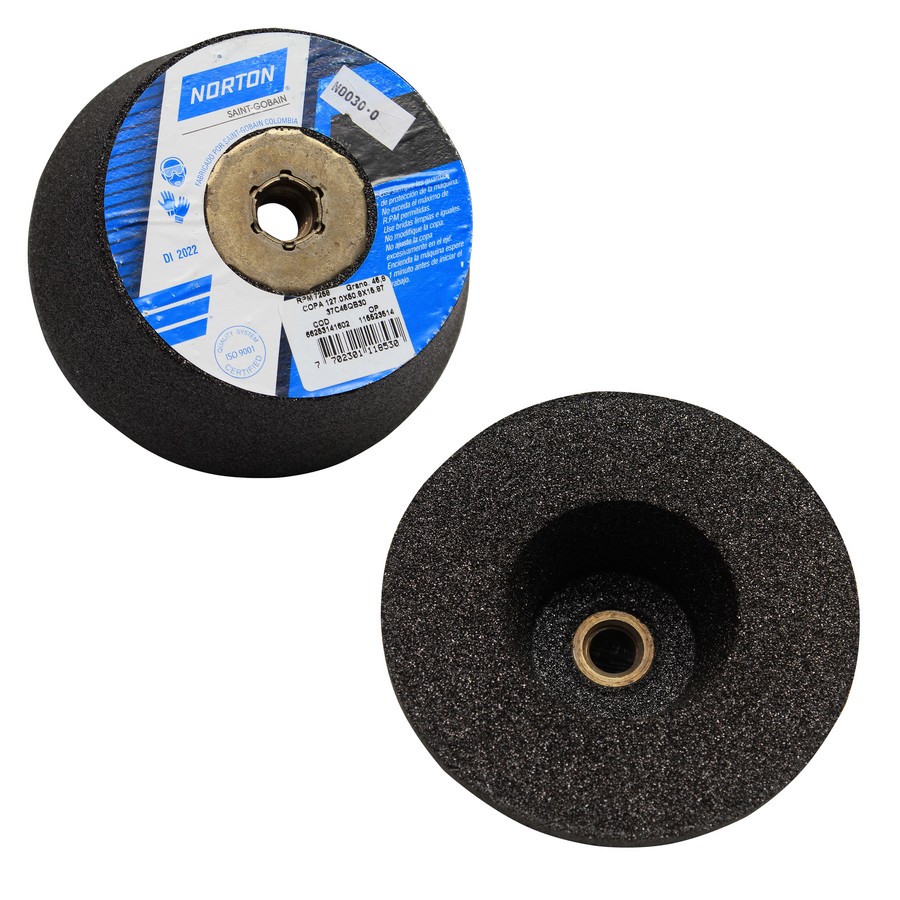 COPA CONICA T11 37C  ACC  5X2X5/8  A-46 (NC)