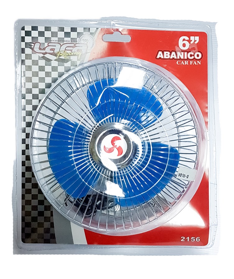 VENTILADOR P/AUTO 6 PULG 12V (2156)