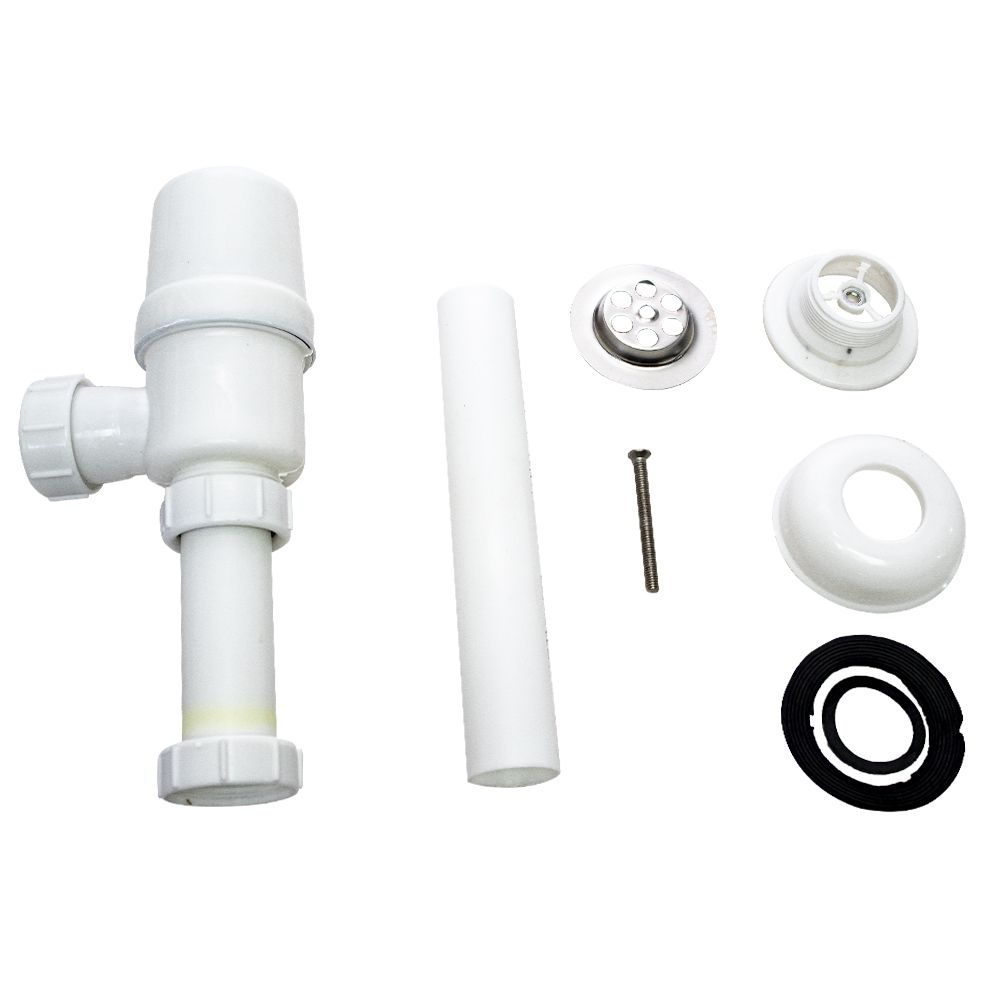 SIFON PLASTICO 1 1/4 C/REGISTRO P-11202