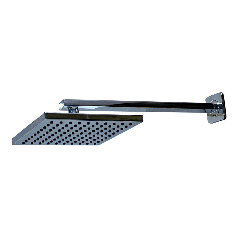 LLAVE DUCHA CON REGADERA 8PULG ACERO INOX. PRI-049 (NC)