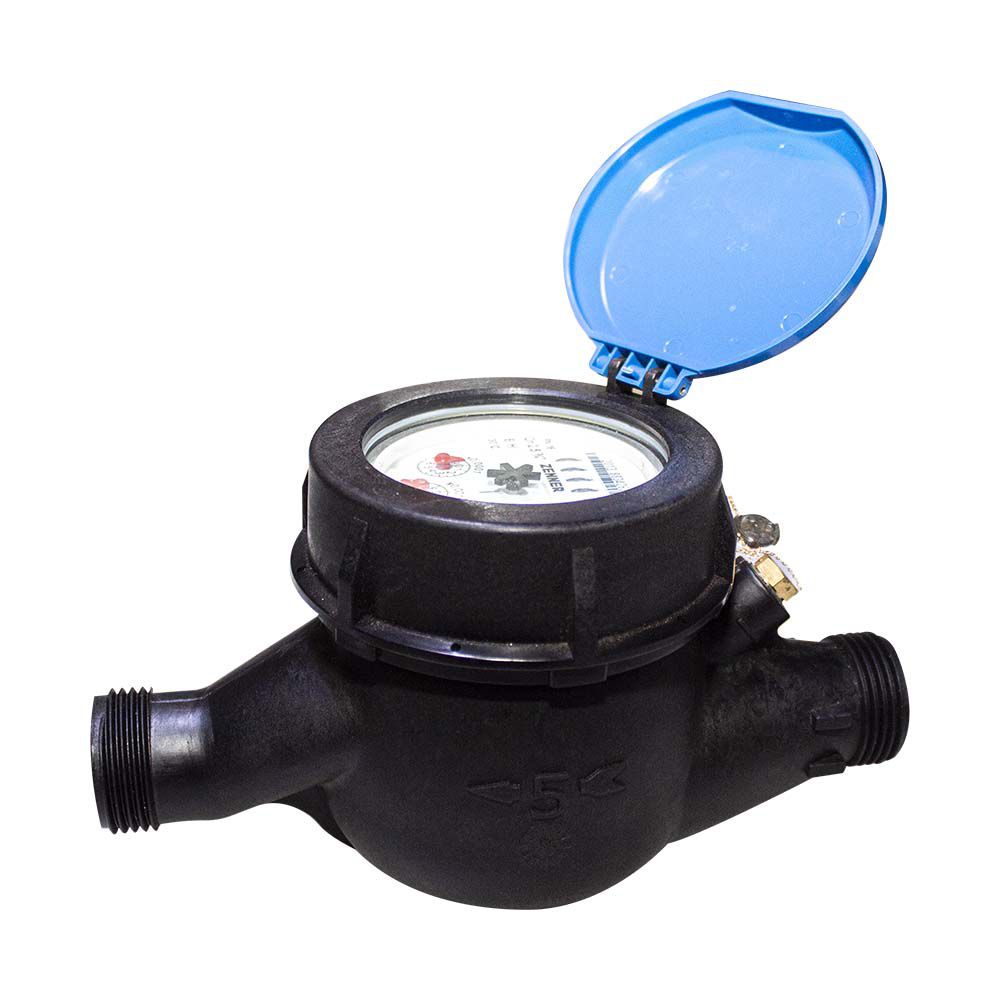 MEDIDOR AGUA ITALIANO ZENNER PVC 3/4 PULG (NC)