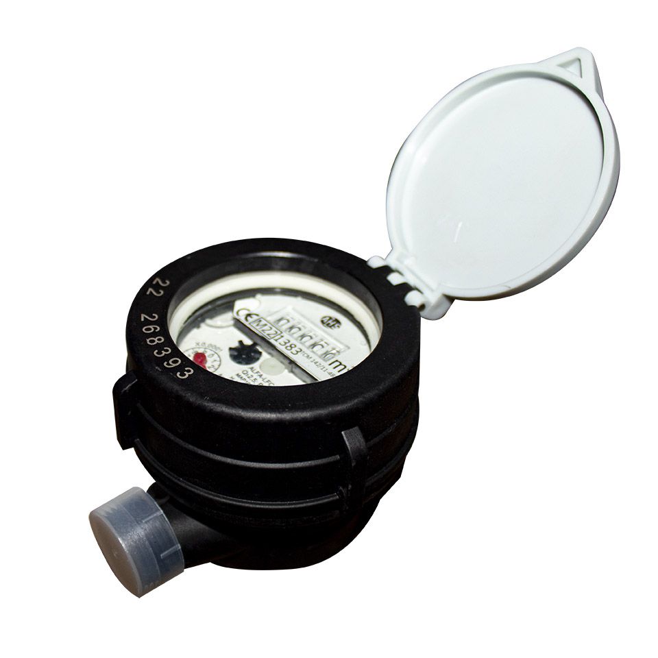 MEDIDOR AGUA ITALIANO AHS PVC 1/2 PLG.