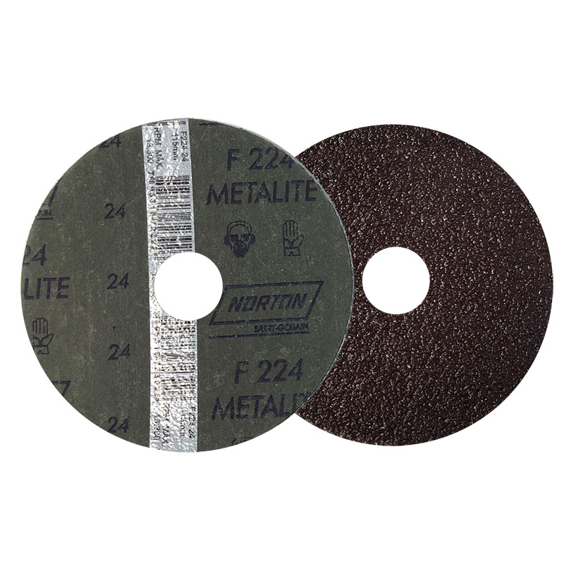 LIJA EN DISCO NORTON F224 4½ PULG N° 16