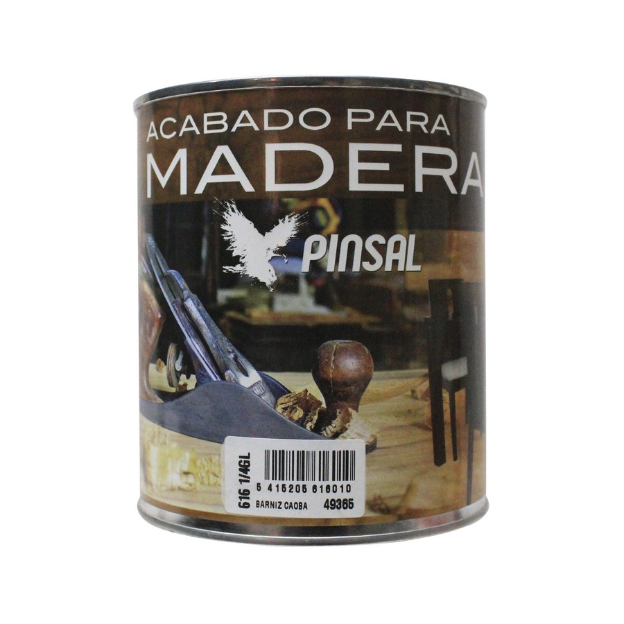 BARNIZ ALQUIDICO CAOBA 1/4 PINSAL 616