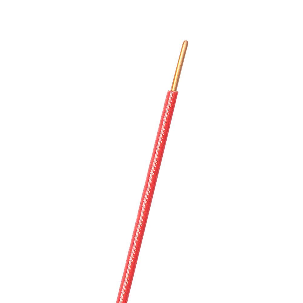 ALAMBRE SOLIDO THHN/8 ROJO (MT)