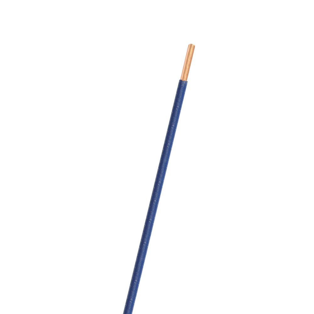 ALAMBRE SOLIDO THHN/8 AZUL (MT)