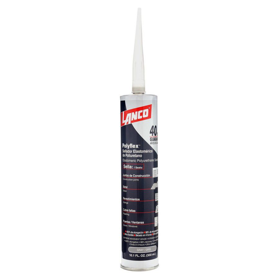 SELLADOR POLIURETANO POLYFLEX GRIS 10 ONZ. LANCO