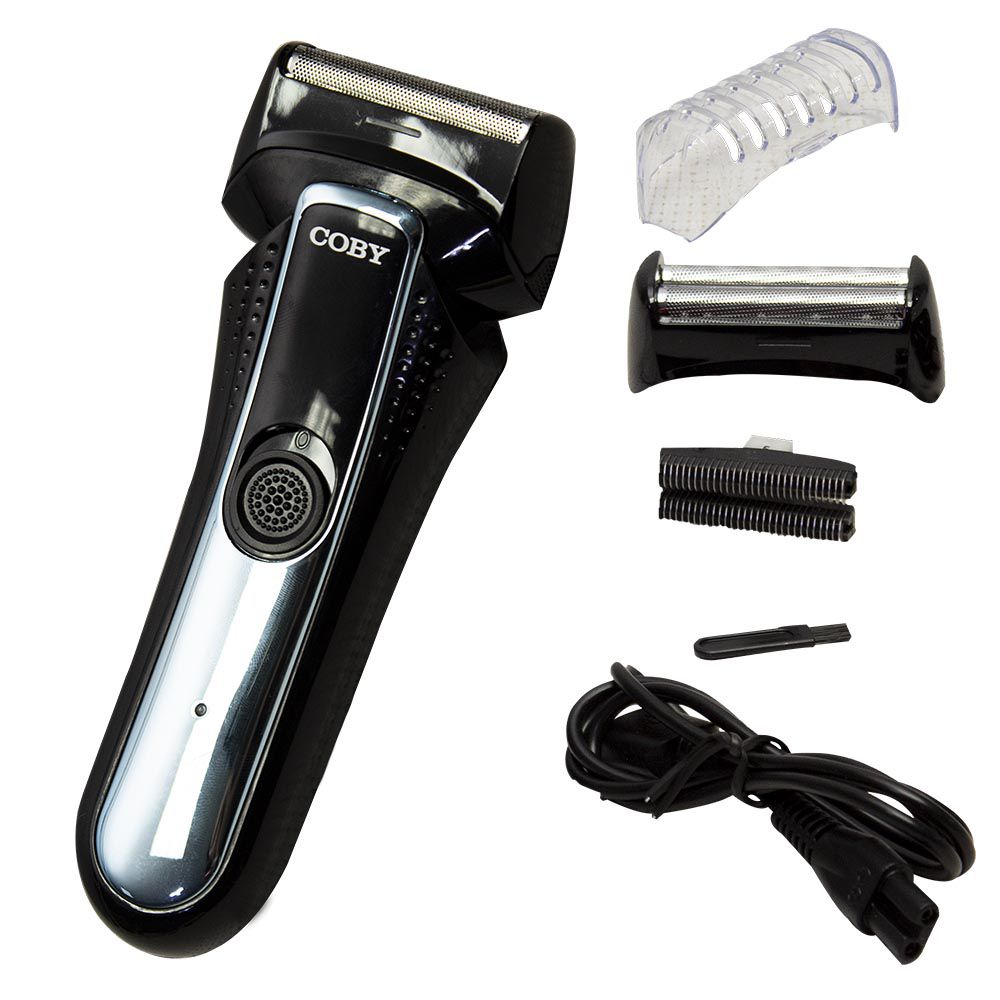 AFEITADORA DOBLE HOJA RECARGABLE COBY CY3370-4211