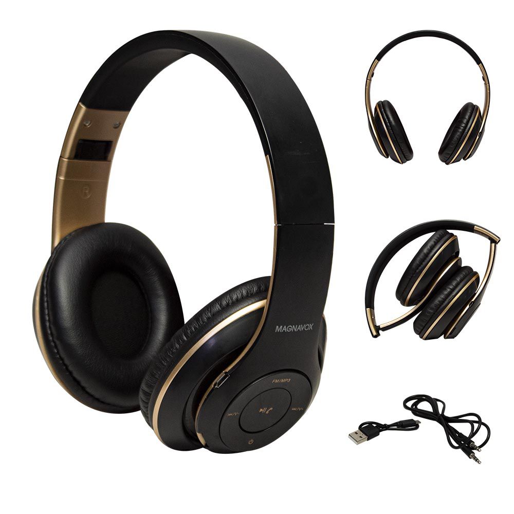 AUDIFONOS T/DIADEMA GAMING INALAMBRICO NEGRO MAGNAVOX MBH4211-M0
