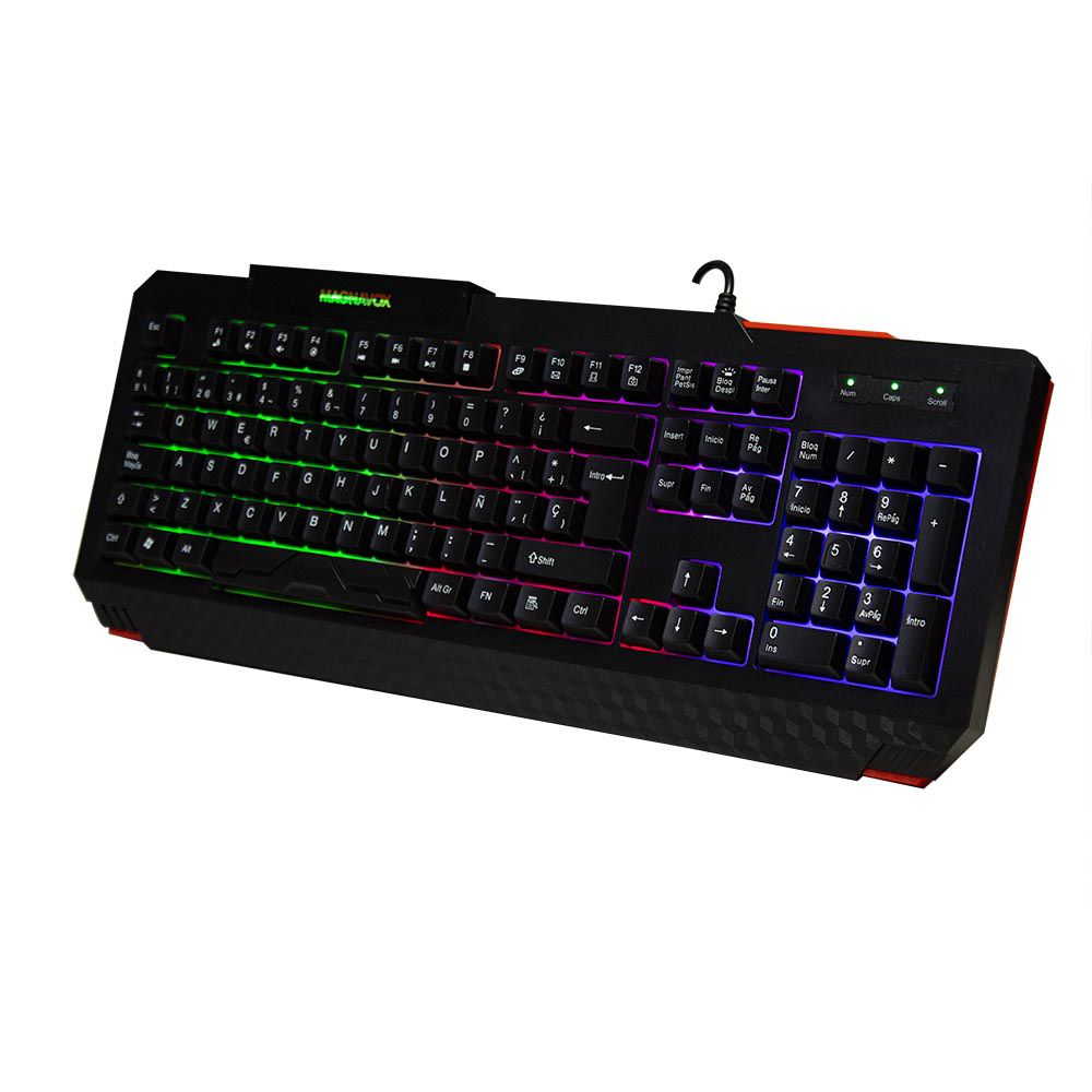 TECLADO GAMING C/LUCES MAGNAVOX MGA5309-M0