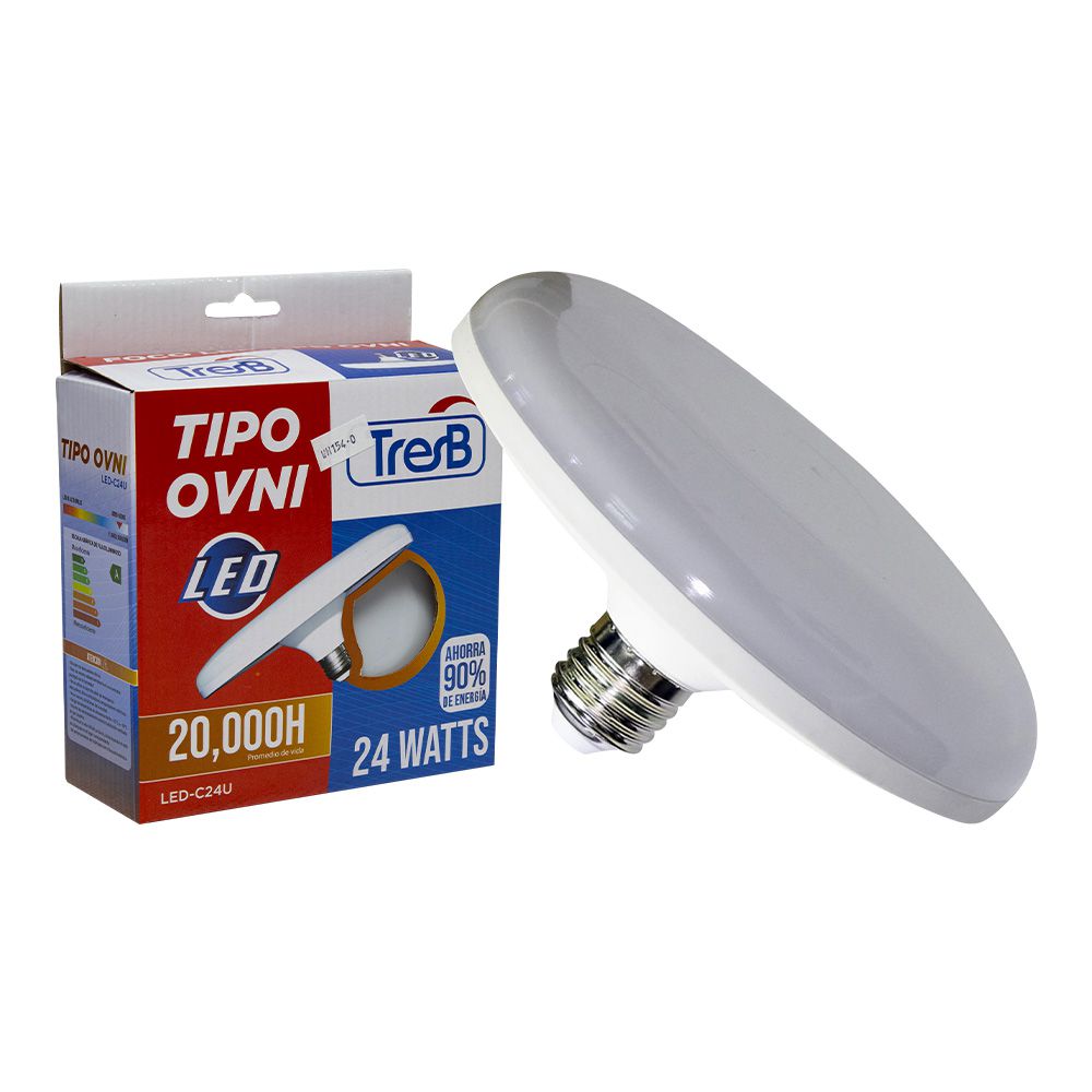 LAMPARA LED TECHO TIPO OVNI 24W E27 3B LED-C24U