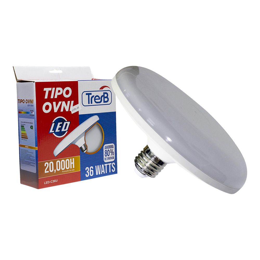 LAMPARA LED TECHO TIPO OVNI 36W E27 3B LED-C36U