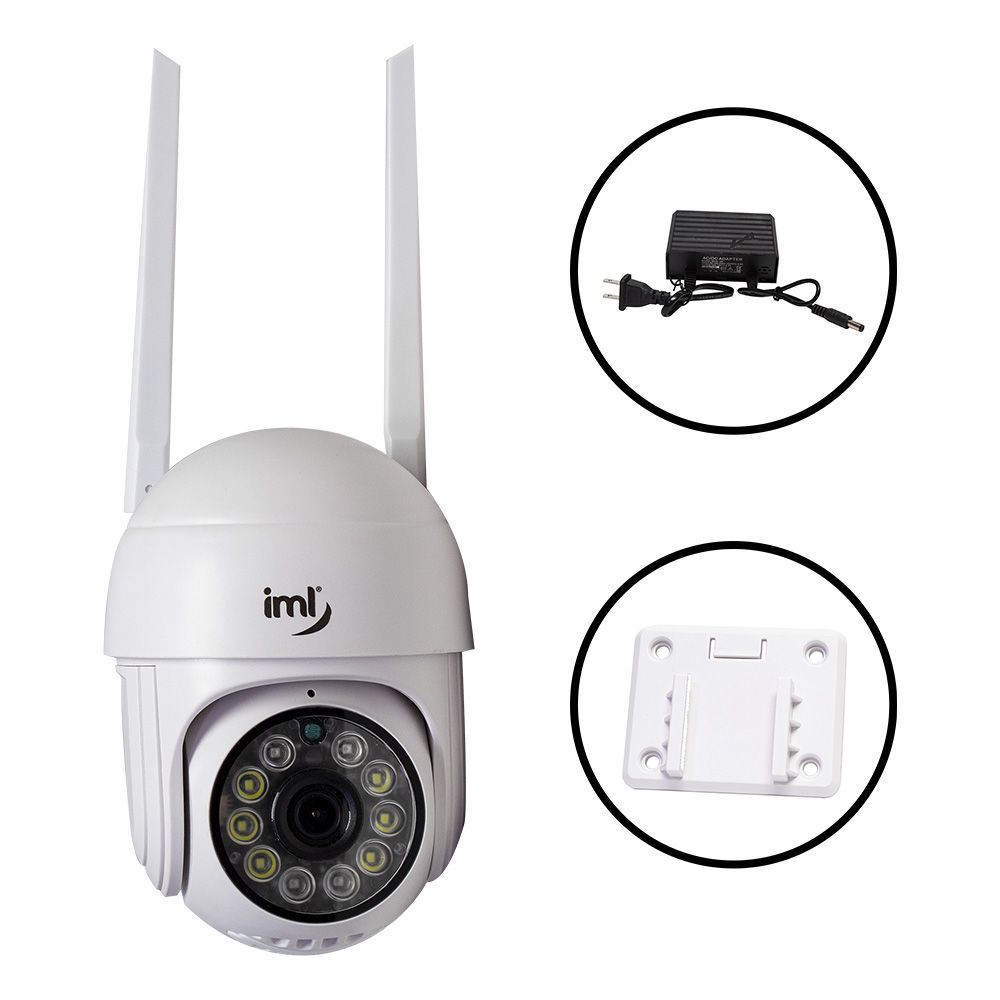 CAMARA SEGURIDAD WIFI SMART 10809 12V C/SISTEMA VOZ IML CAM-W802