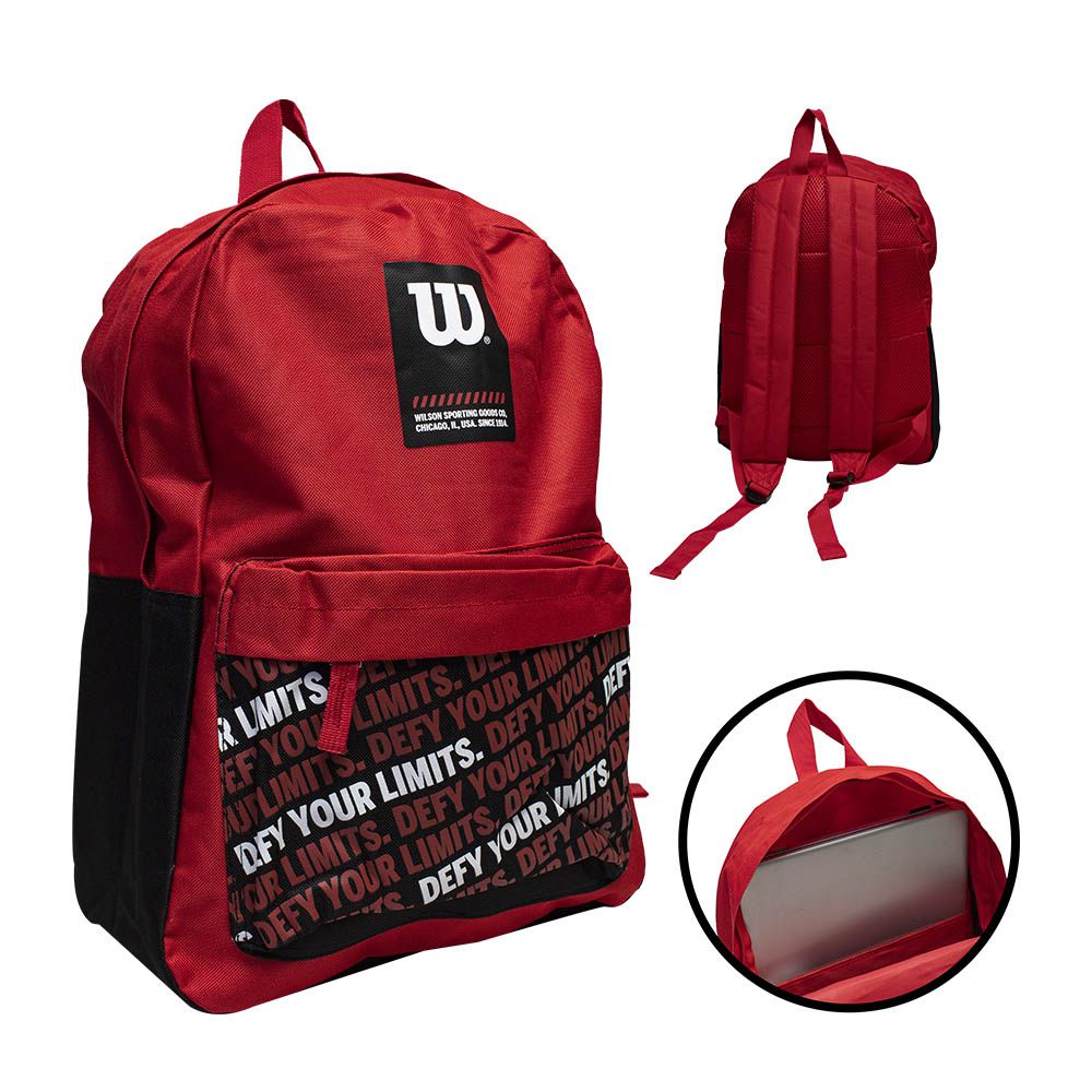 MOCHILA WILSON DAGER UNISEX ROJO 65.010528RE