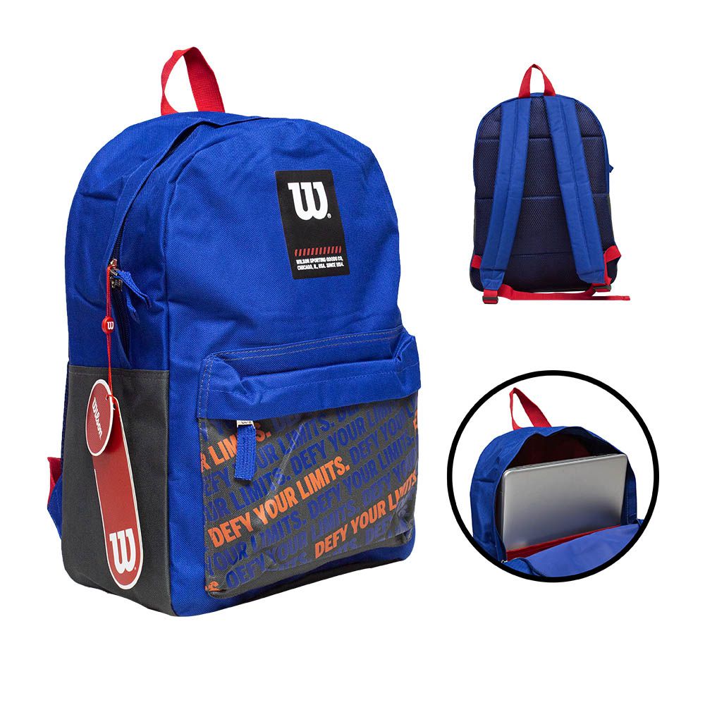MOCHILA WILSON DAGER UNISEX AZUL MARINO 65.010528NB