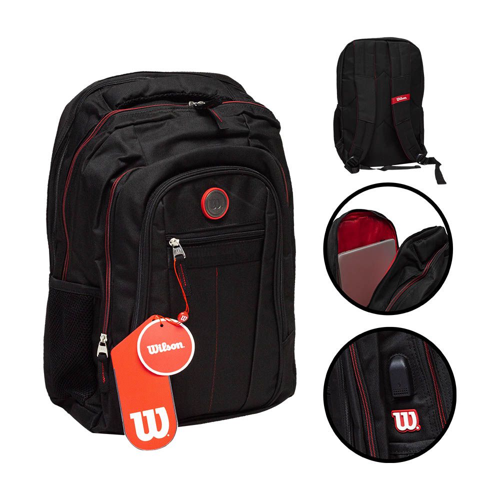 MOCHILA WILSON HUNTJOB NEGRO 65.010608BL