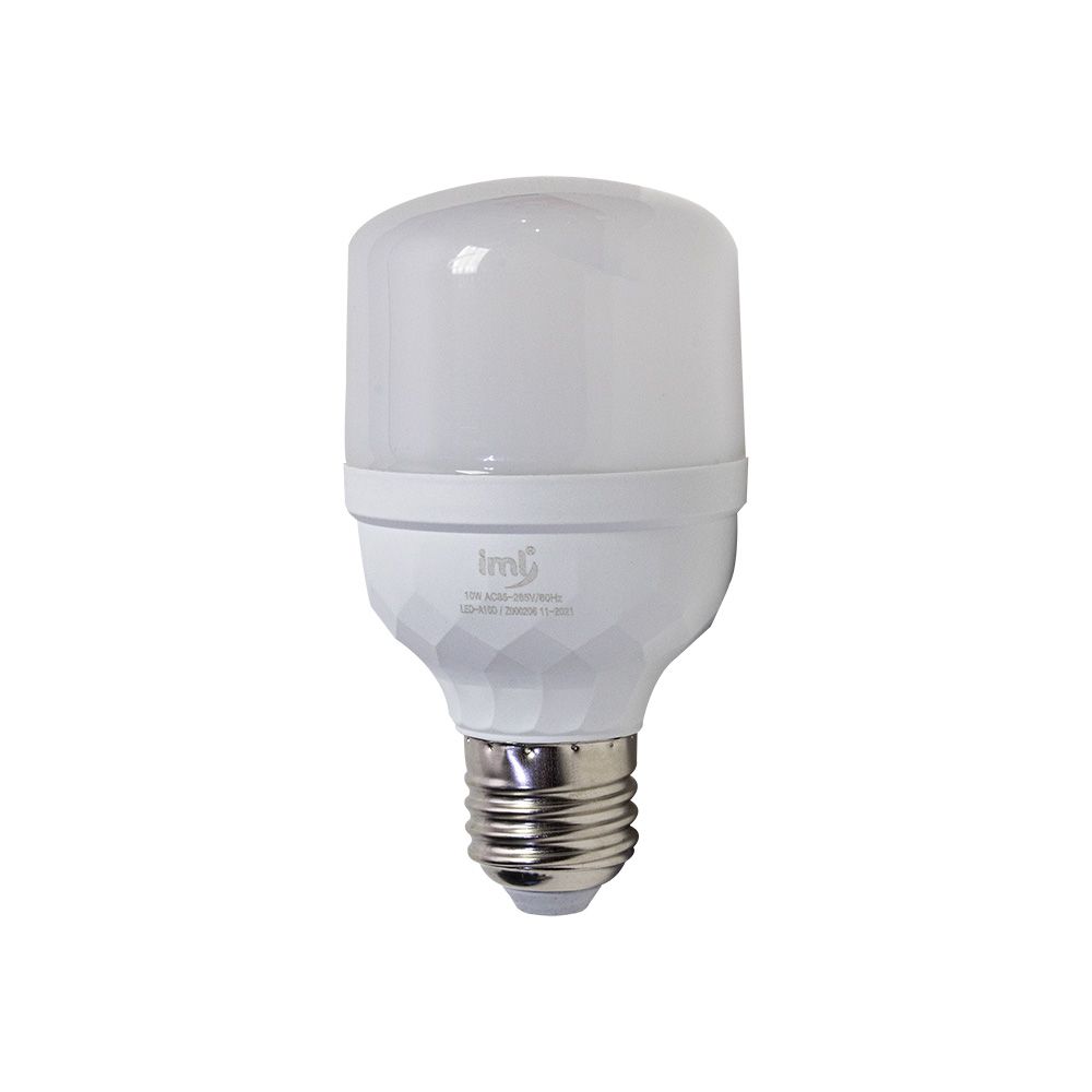 BOMBILLO LED PILAR 10W E27 110-220V LUZ BLANCA IML LED-A10DE A10P