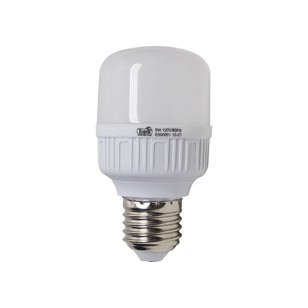 BOMBILLO LED PILAR 5W E27 LUZ BLANCA 3B LED-C5P (NC)