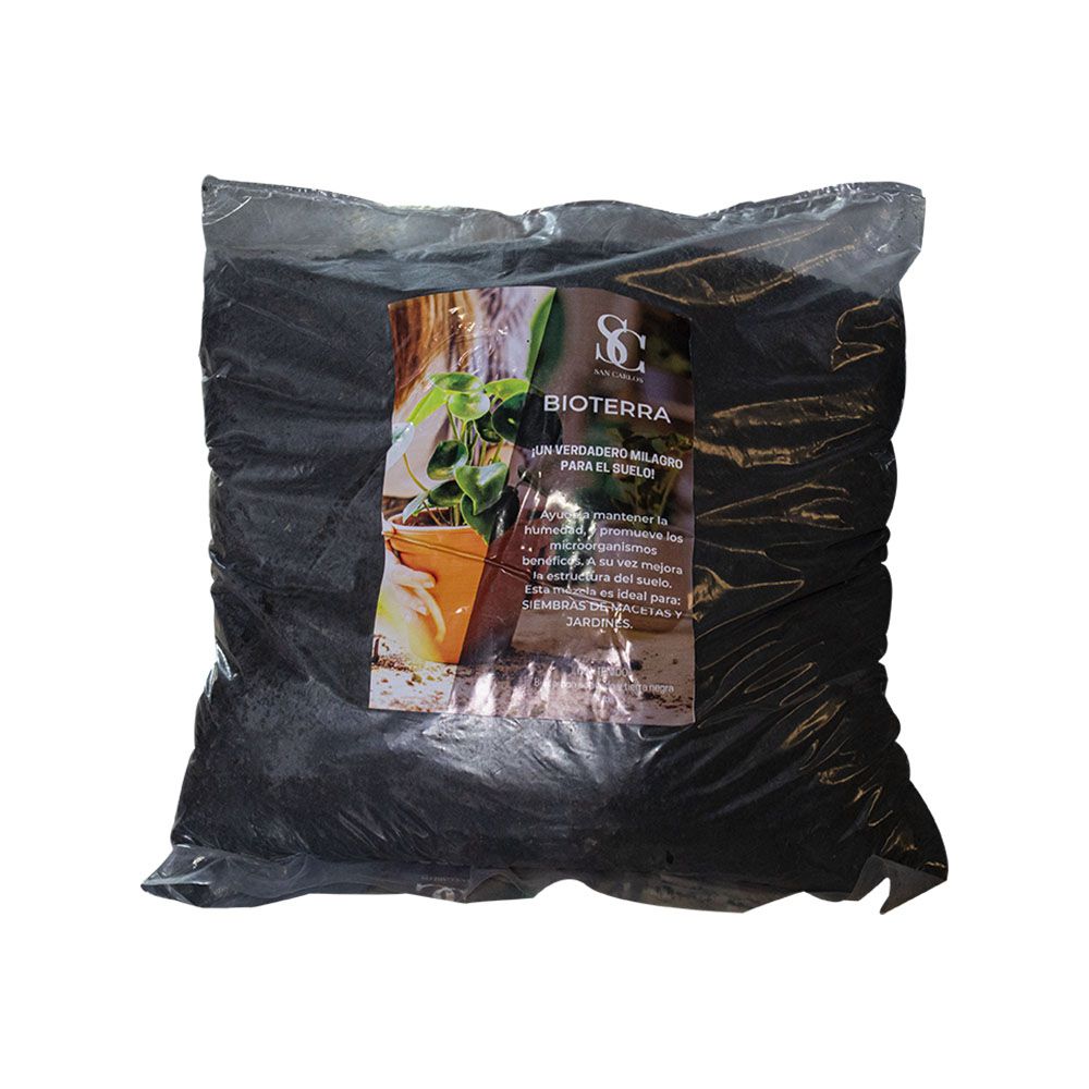 TIERRA PARA JARDIN Y MACETAS CON BIOCARBON ACTIVADO 10LBS.