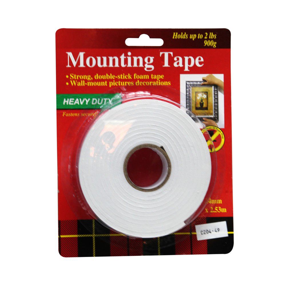 CINTA PEGATIVA DOBLE CARA  MT-220 25MMX9.14MTS