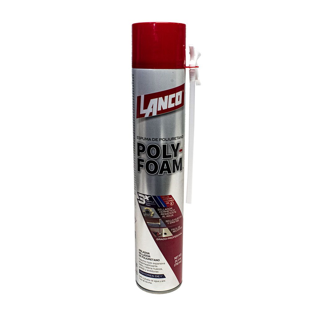 SPRAY AISLADOR ESPUMA EXPANSIVA 750ML POLY-FOAM