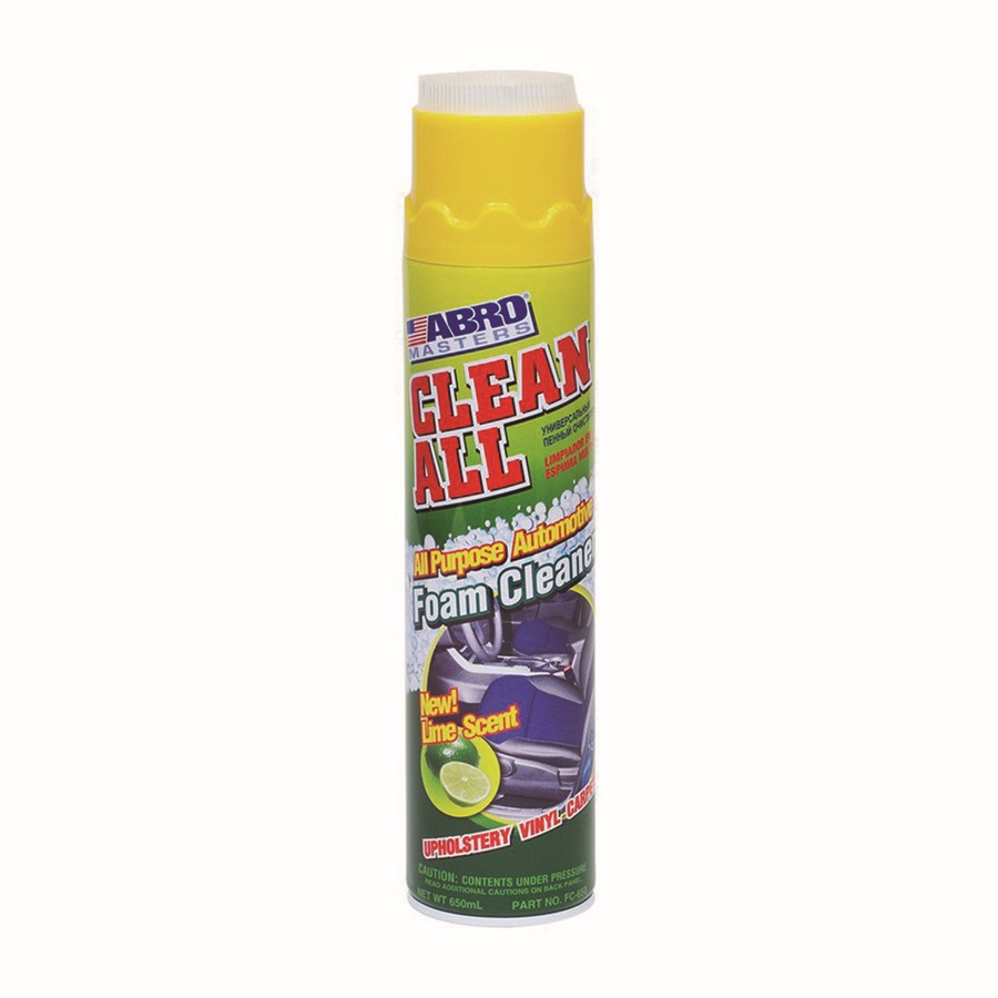 LIMPIADOR ESPUMA MULTIPROPOSITO PARA AUTO 650ML ABRO FC-650