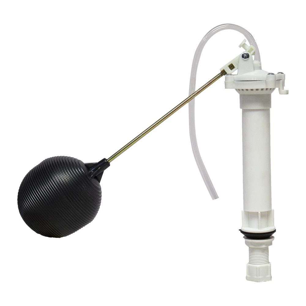 VALVULA ENTRADA INODORO CON FLOTADOR F-2408C