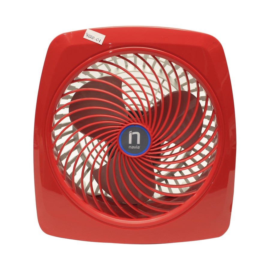 VENTILADOR PERSONAL ROJO 2 VEL. 9 PULG. NAVIA CEEN-9003 (DESC)