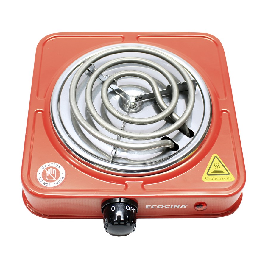 COCINA DE MESA ELECTRICA 1Q ROJA ECOCINA C-E1