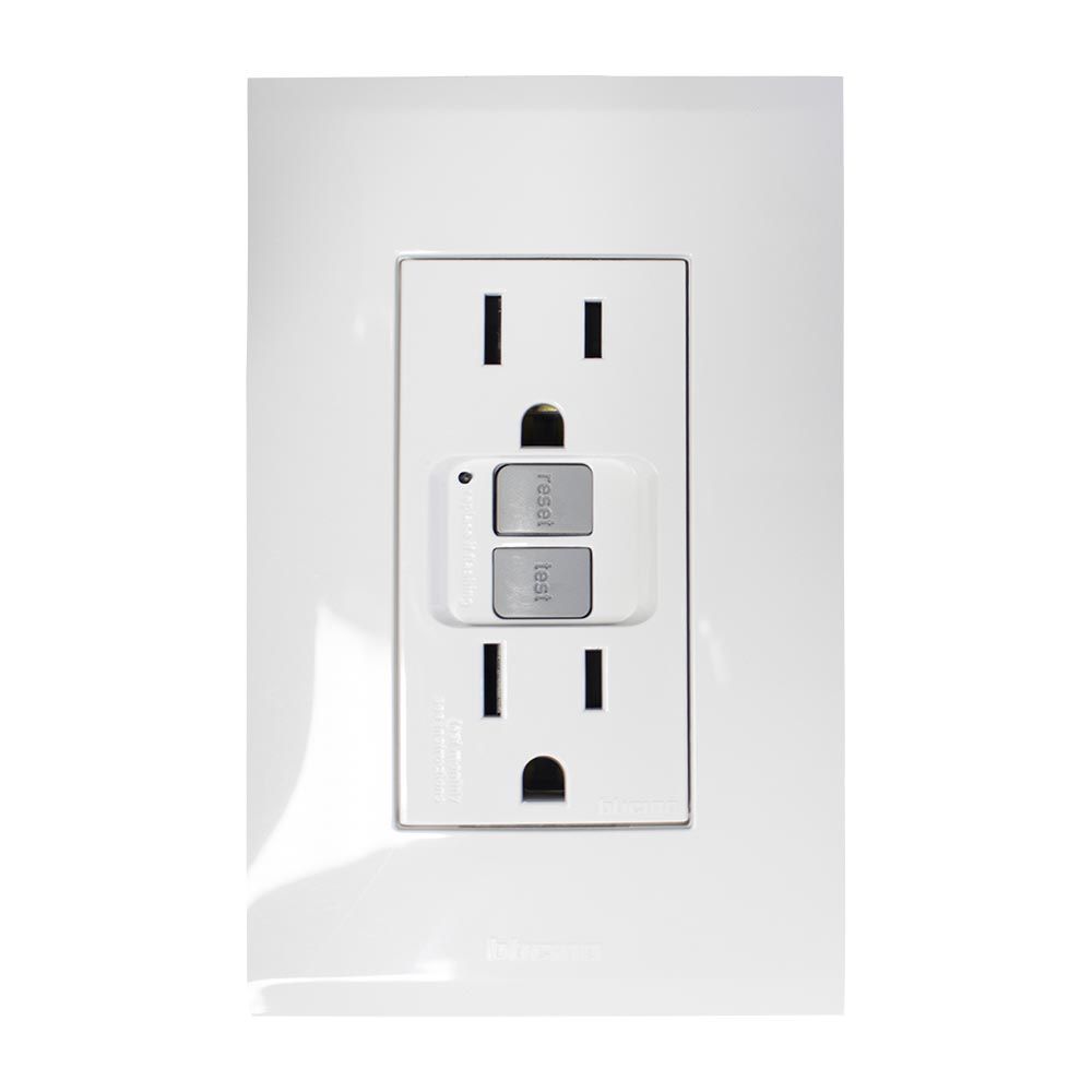 TOMA DOBLE POLARIZADO FALLA TIERRA INTEGRADO BLANCO NOBILE BTICINO AF6028EB