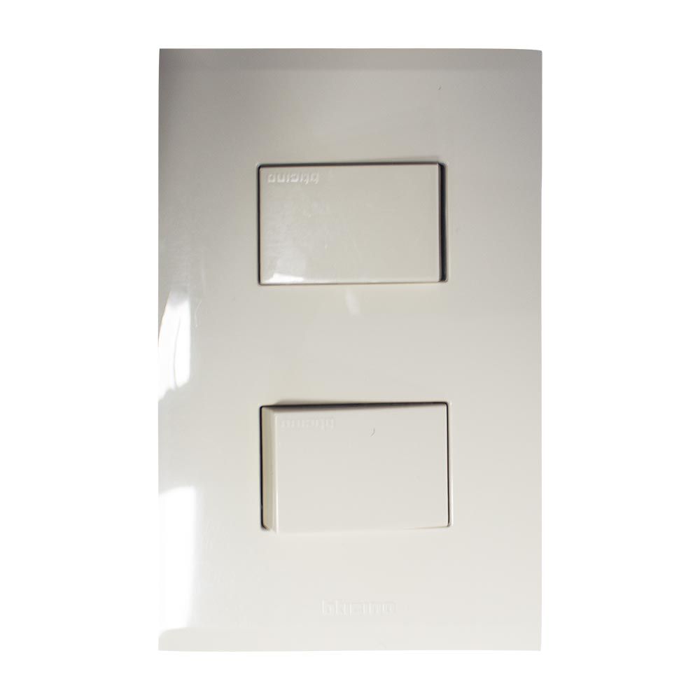 SWITCH DOBLE CAMBIO INTEGRADO 3V. MARFIL NOBILE BTICINO AF2201EM