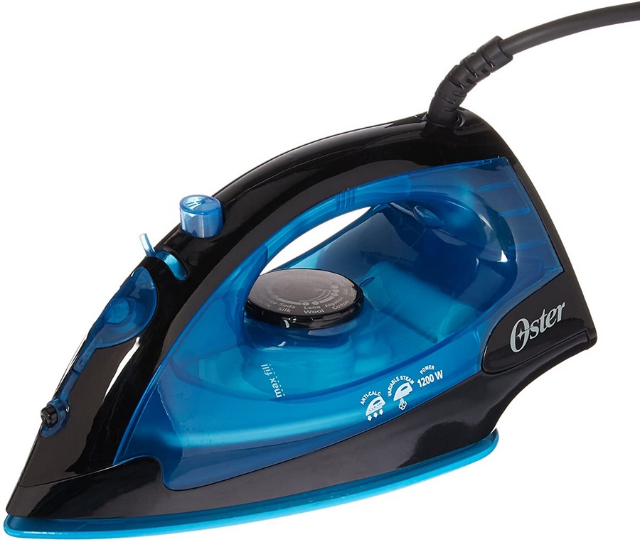 PLANCHA VAPOR C/BASE ANTIADH. NARANJA OSTER GCSTBS5004