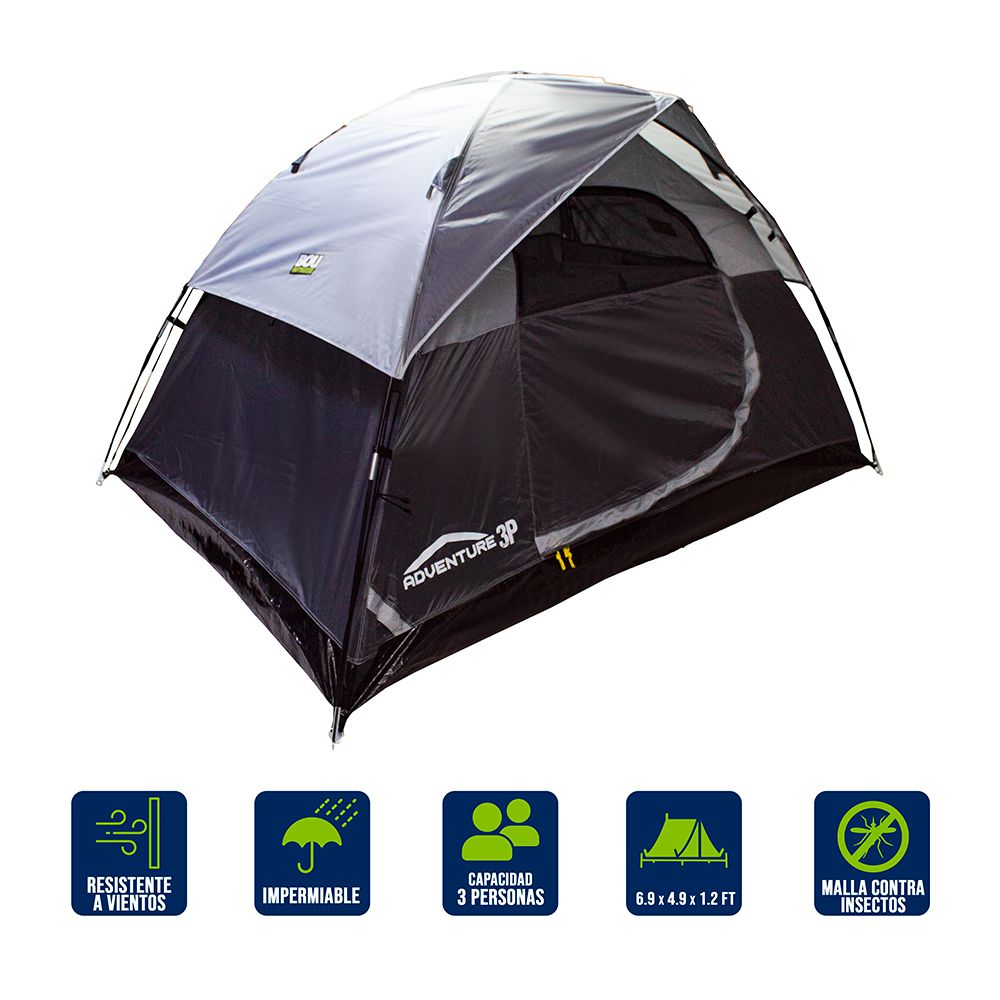 TIENDA CAMPAÑA BOU OUTDOORS ADVENTURE 3P