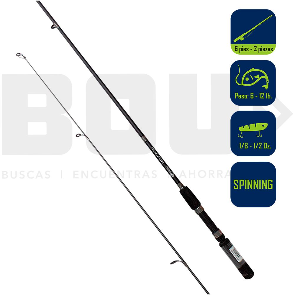 CAÑA PESCAR SPINNING NEUTRON 6PIES SBN/ASRT-RR