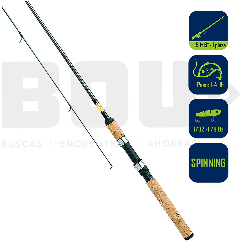 CAÑA PESCA SPINNING DAIWA SWEEPFIRE 5PIES 6PULG SWD562ULFS