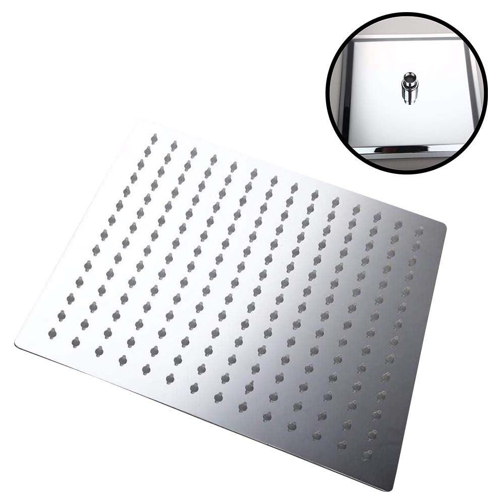 REGADERA CUADRADA 12 PULG MET-337/GV-SHC12-S