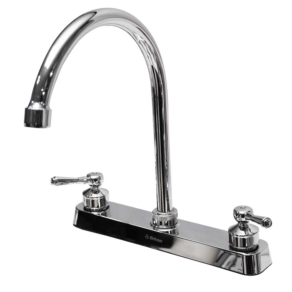 LLAVE FREGADERO DOBLE CUELLO LARGO GVB-P8507-K2