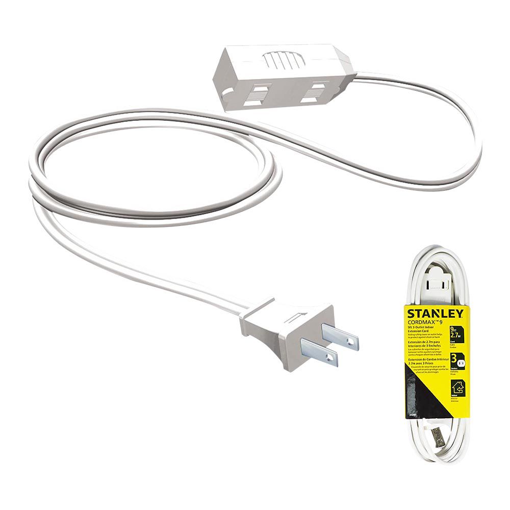 EXTENSION ELECT. STANLEY 9 PIES 3 SALIDAS 31091-2