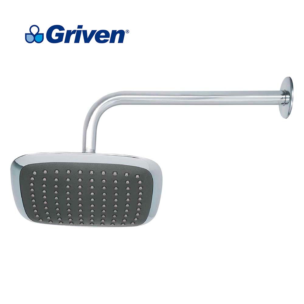 REGADERA CUADRADA 8 PULG CON NIPLE A367-SH-2