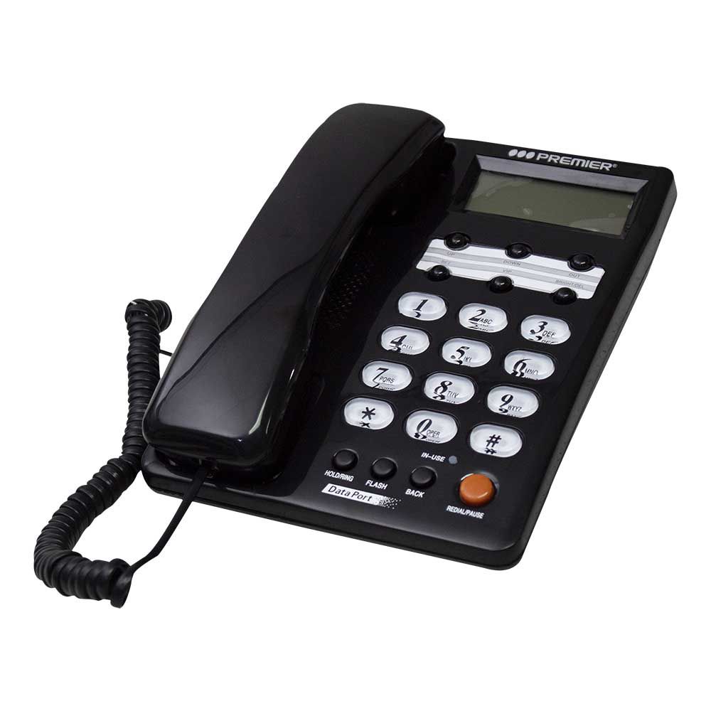 TELEFONO ALAMBRICO PREMIER C/IDENTIFICADOR TEL-7801ID