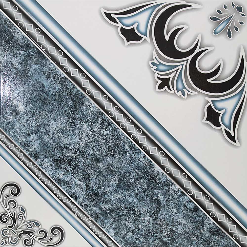 CERAMICA INCEFRA GEOMETRICO AZUL 45X45CM  PD35710 MT2